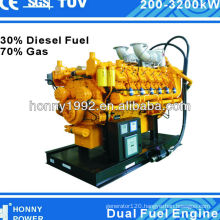 Honny Dual Fuel Generators with 30% Diesel Fuel, 70% Nature Gas